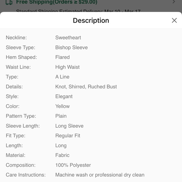 Women's Solid Color Rhinestone Collar Casual Lantern Sleeve Loose Hem Dress NWOT - Picture 8 of 10